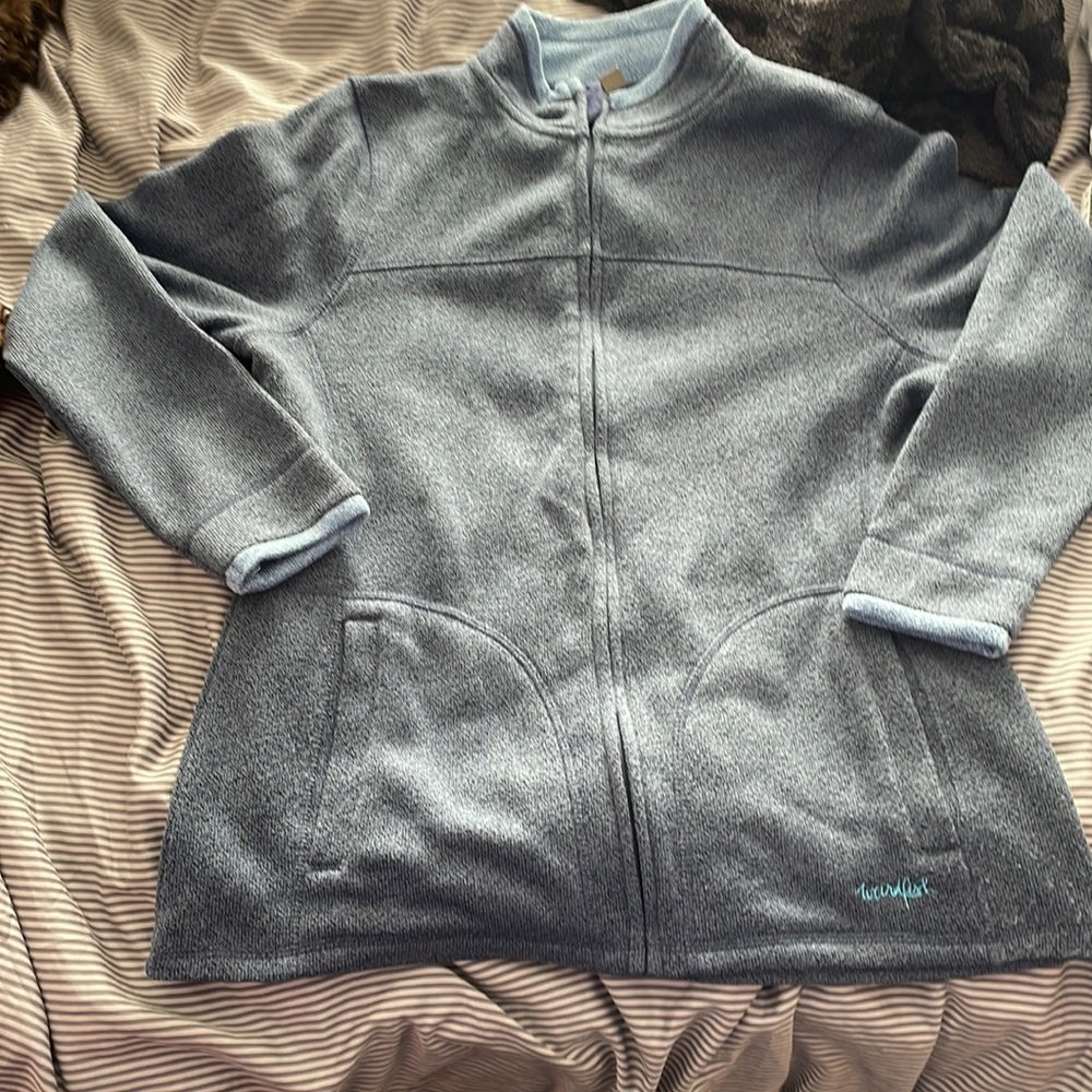 Weird Fish women’s blue‎ full zip 14